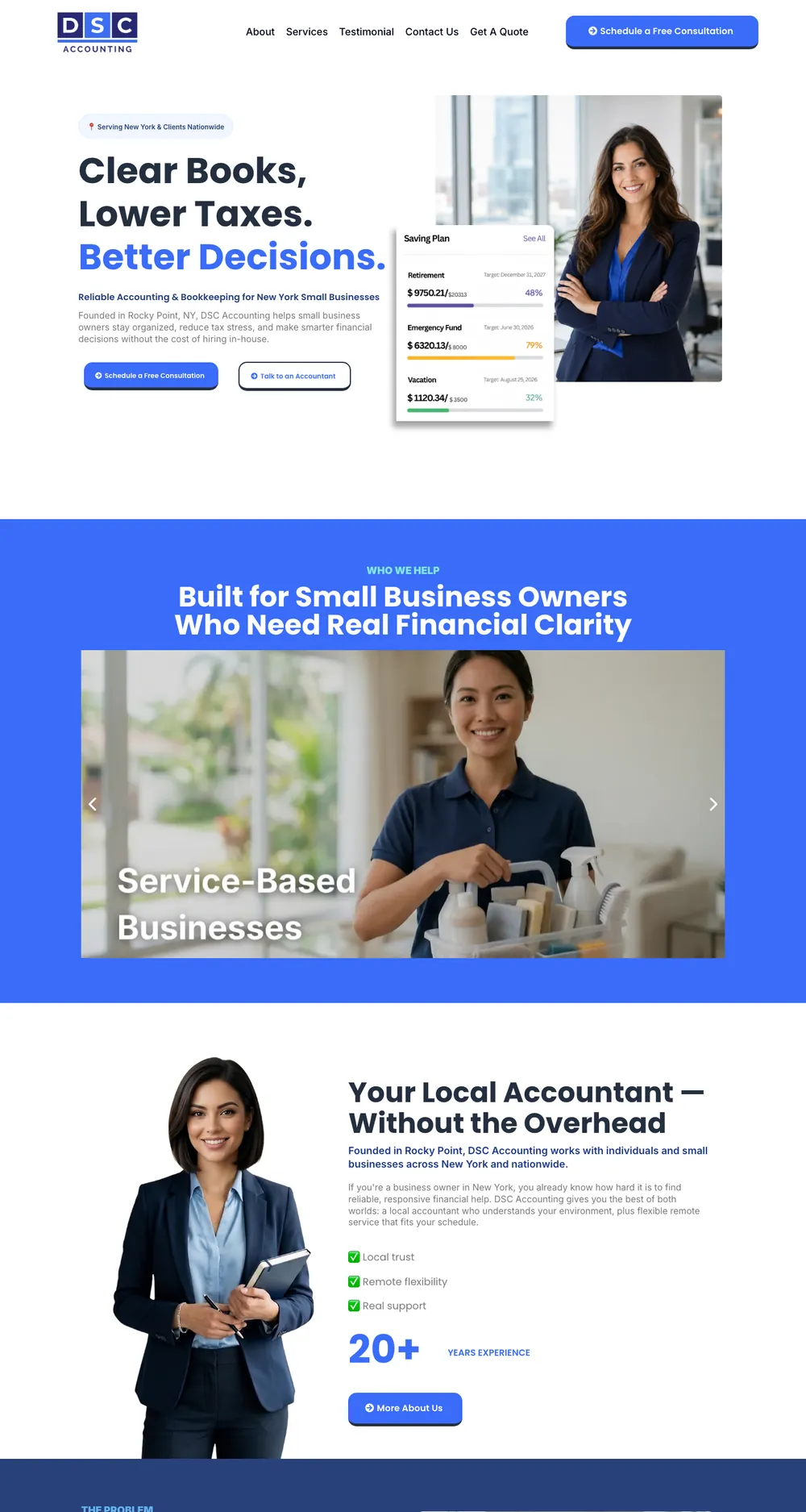 DSC Accounting’s website