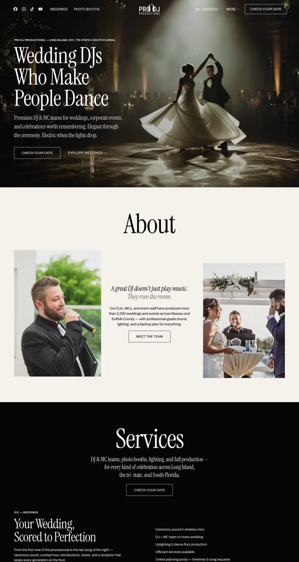 Pro DJ Productions’s website